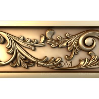 Фризы (Осенняя мелодия, FRZ_0104) 3D модель для ЧПУ станка