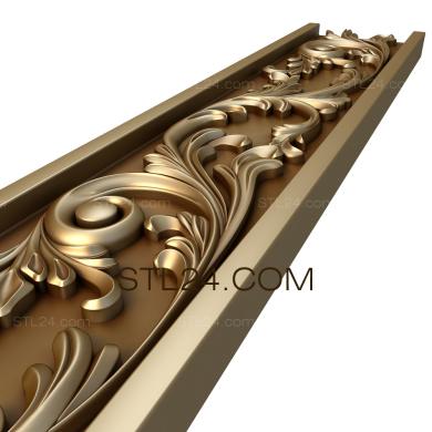 Фризы (Осенняя мелодия, FRZ_0104) 3D модель для ЧПУ станка