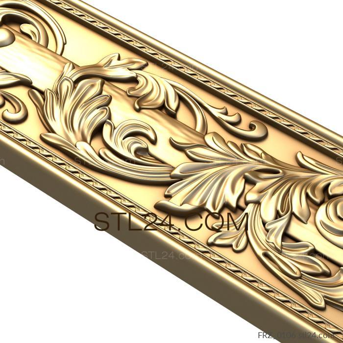 Frieze (FRZ_0106) 3D models for cnc