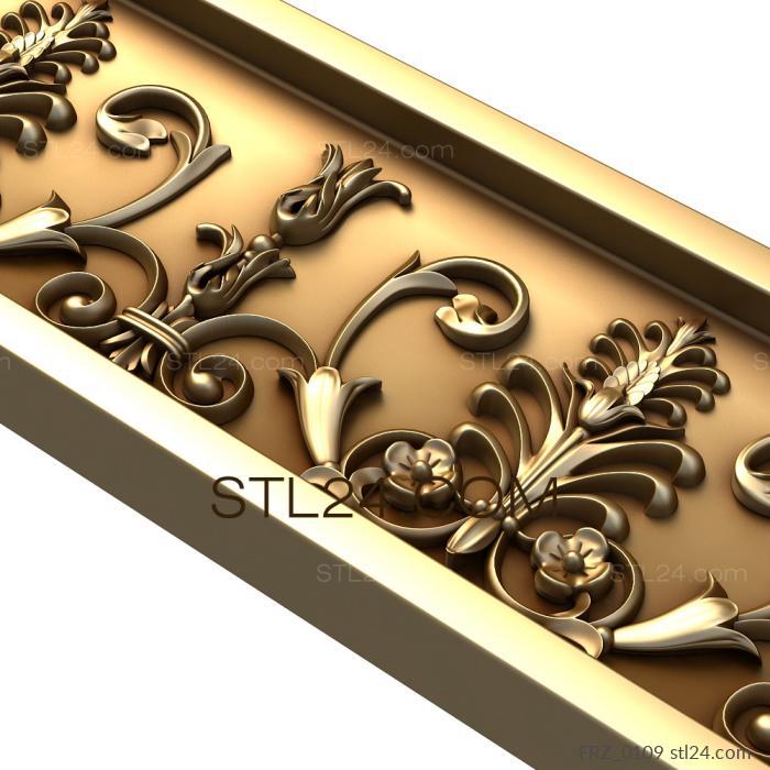 Frieze (Herbarium, FRZ_0109) 3D models for cnc