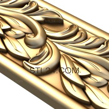 Frieze Twigs of thuja 3d model