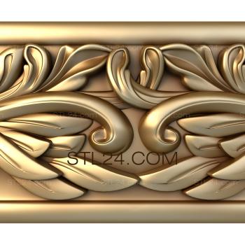 Frieze Twigs of thuja 3d model