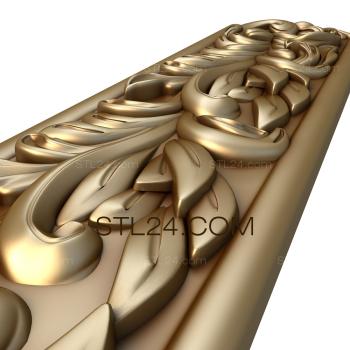 Frieze Twigs of thuja 3d model