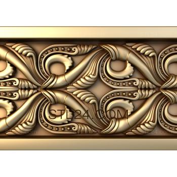 Frieze Shells and pearls 3d model