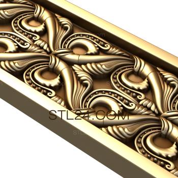 Frieze Shells and pearls 3d model