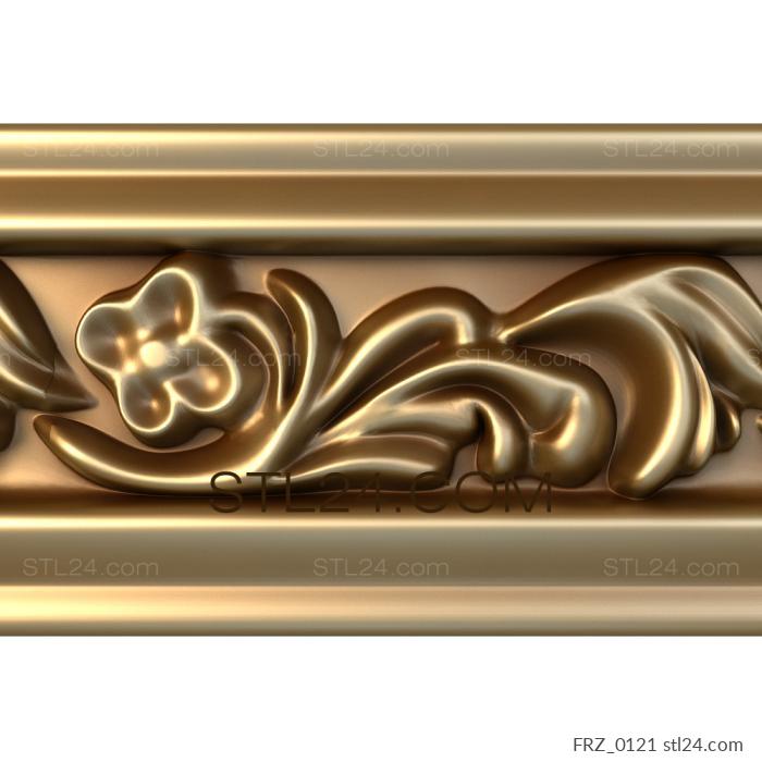 Frieze (Light breeze, FRZ_0121) 3D models for cnc