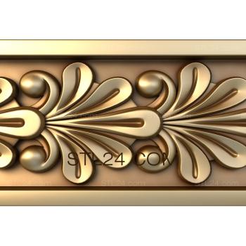 Frieze Maple leaves 3d model