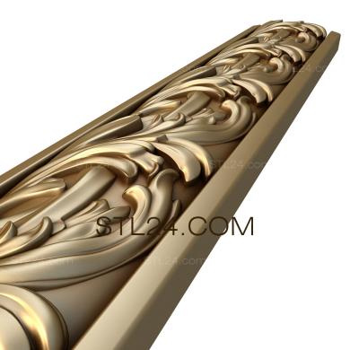 Frieze (Mountain ash branches, FRZ_0126) 3D models for cnc
