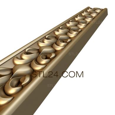 Фризы (Львиный зев, FRZ_0161) 3D модель для ЧПУ станка
