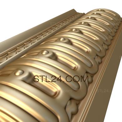 Frieze (The cells are curved, FRZ_0199) 3D models for cnc