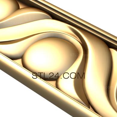 Frieze (The orange tree, FRZ_0256) 3D models for cnc