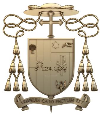 Emblems (Monk's Rosary, GR_0065) 3D models for cnc