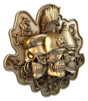 Emblems (Necromancer Power, GR_0158) 3D models for cnc