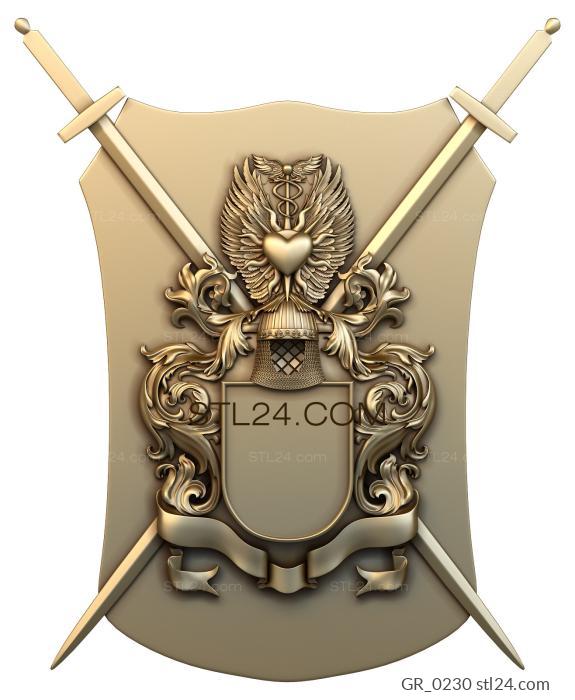 Emblems (GR_0230) 3D models for cnc