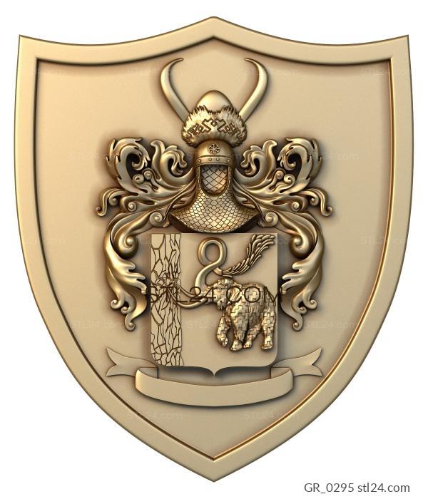 Emblems (GR_0295) 3D models for cnc