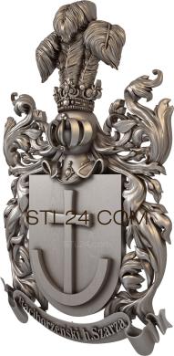 Coat of arms (GR_0362) 3D models for cnc