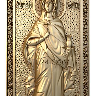 Icons (Saint Anastasia, IK_0018) 3D models for cnc