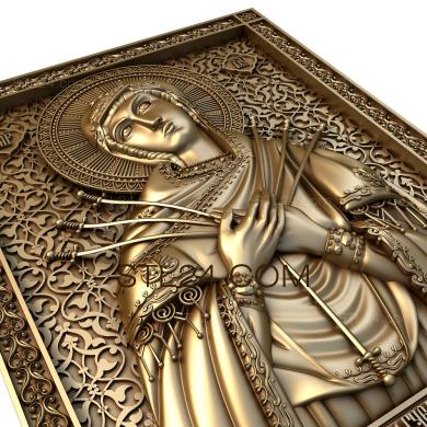 Icons (Seven-shot Icon of the Mother of God, IK_0021) 3D models for cnc