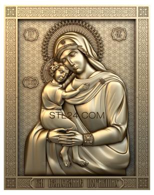 Icons (Mother of God, IK_0022) 3D models for cnc