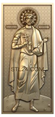Icons (St. Martyr Anatoly, IK_0040) 3D models for cnc