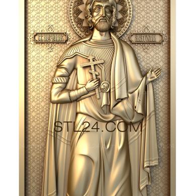 Icons (St. Martyr Anatoly, IK_0040) 3D models for cnc