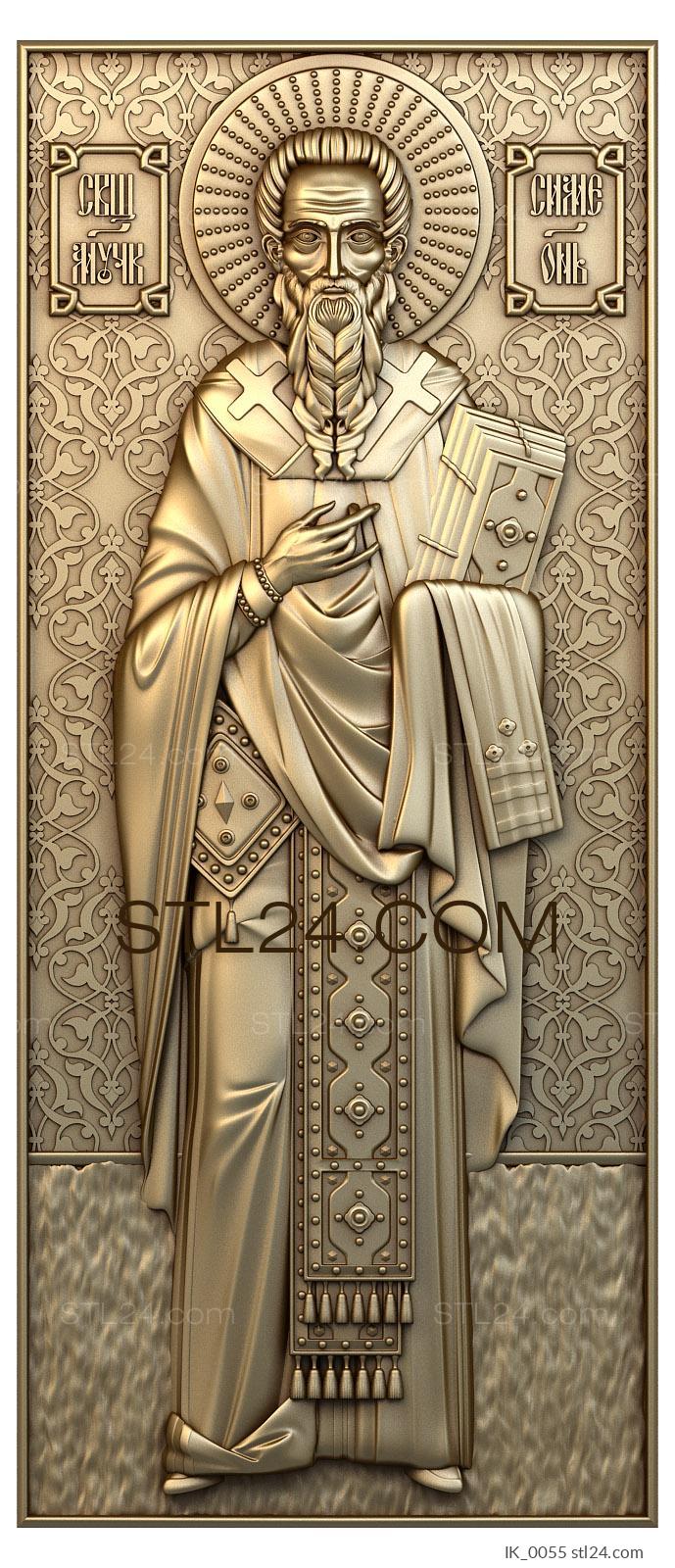Icons (St. Martyr Simeon, IK_0055) 3D models for cnc