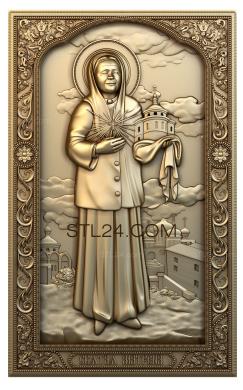 Icons (St. Matrona Moscow, IK_0060) 3D models for cnc