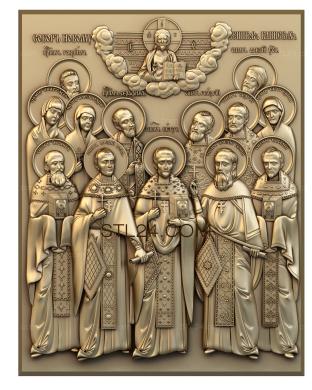 Icons (Cathedral of the New Martyrs and Confessors of Klin, IK_0066) 3D models for cnc