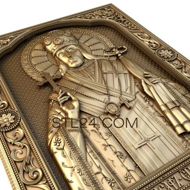 Icons (Saint Joasaph of Belgorod, IK_0152) 3D models for cnc