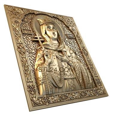 Icons (St. Martyr Irina, IK_0153) 3D models for cnc
