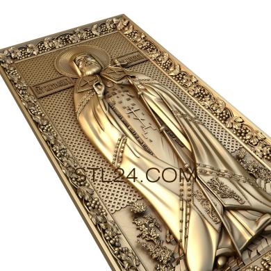 Icons (Saint Mitrofan, Bishop of Voronezh, IK_0155) 3D models for cnc