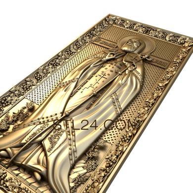 Иконы (Святитель Митрофан ,епископ Воронежский, IK_0155) 3D модель для ЧПУ станка