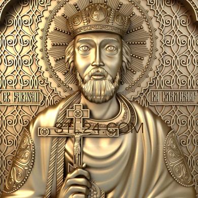 Icons (Holy Equal-to-the-Apostles Prince Vladimir, IK_0164) 3D models for cnc