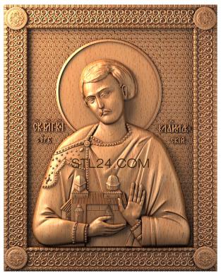 Icons (Holy King Vladislav of Serbia, IK_0165) 3D models for cnc