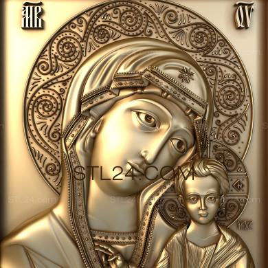 Icons (Kazan Icon of the Mother of God, IK_0192) 3D models for cnc