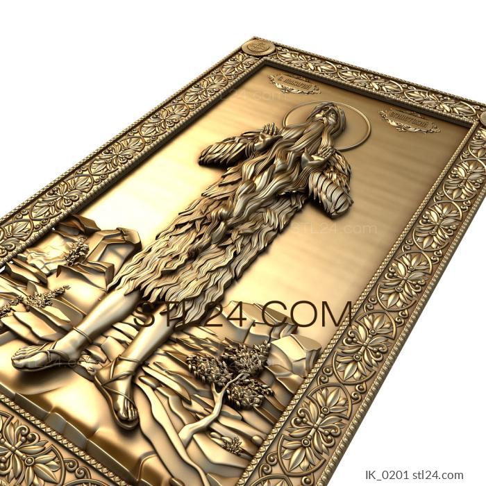 Icons (Macarius of Egypt, IK_0201) 3D models for cnc