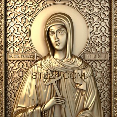 Icons (Saint Theodora, IK_0213) 3D models for cnc