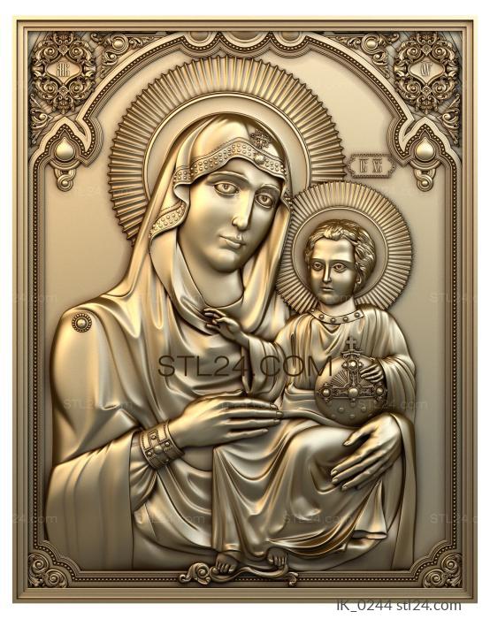 Icons (The virgin, IK_0244) 3D models for cnc