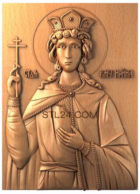 Icons (Holy Great Martyr Irina, IK_0245) 3D models for cnc