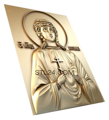 Icons (Holy Martyr Veronica, IK_0259) 3D models for cnc