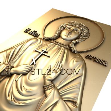 Icons (Holy Martyr Veronica, IK_0259) 3D models for cnc