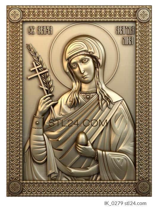 Icons (Saint Mary Magdalene, IK_0279) 3D models for cnc