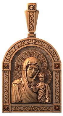 Icons (Kazan Icon of the Mother of God, IK_0303) 3D models for cnc