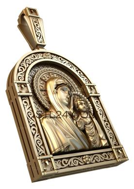 Icons (Kazan Icon of the Mother of God, IK_0303) 3D models for cnc