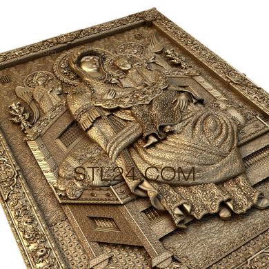 Icons (Icon of the Tsaritsa enthroned, IK_0311) 3D models for cnc