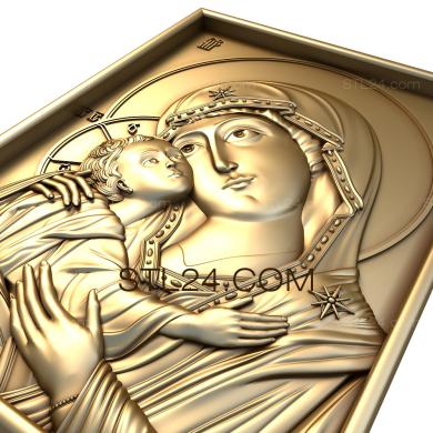 Icons (Kazan Icon of the Mother of God, IK_0320) 3D models for cnc
