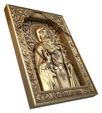 Icons (Saint Metropolitan of Kiev, IK_0360) 3D models for cnc