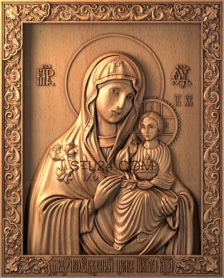 Icons (The unfading color of the Most Holy Theotokos, IK_0364) 3D models for cnc