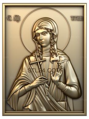 Icons (Holy Martyr Tatiana, IK_0372) 3D models for cnc