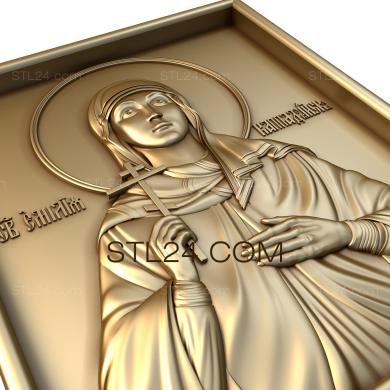 Icons (Saint Irene of Cappadocia, IK_0377) 3D models for cnc